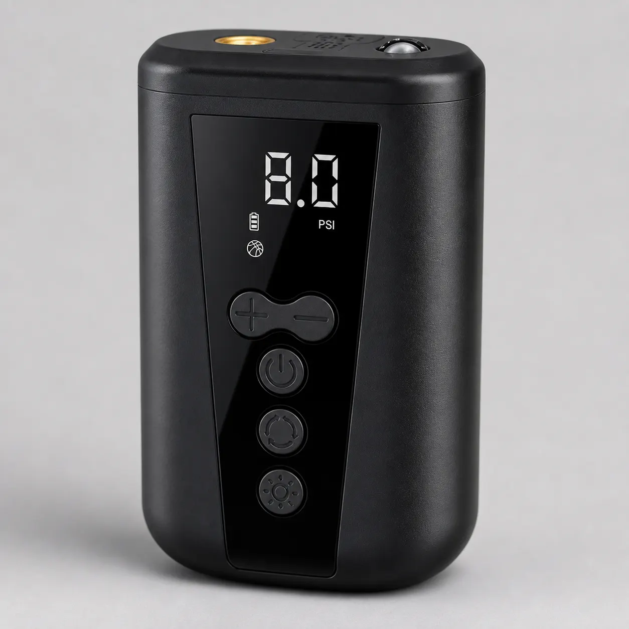 USB Electric Ball Pump controls and screen